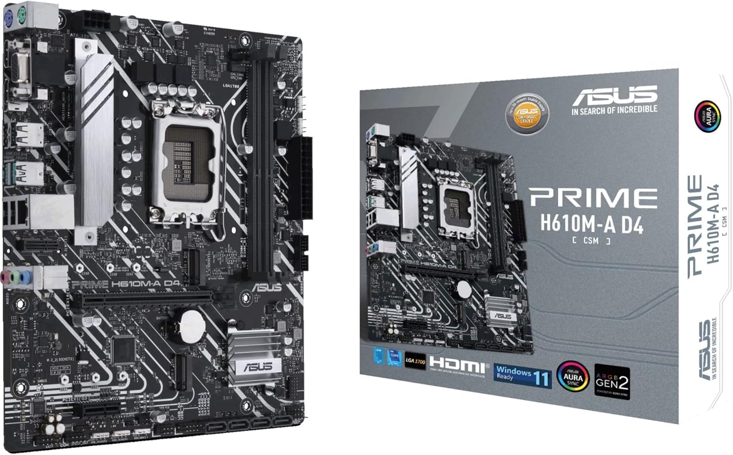 ASUS Prime H610M-A D4-CSM